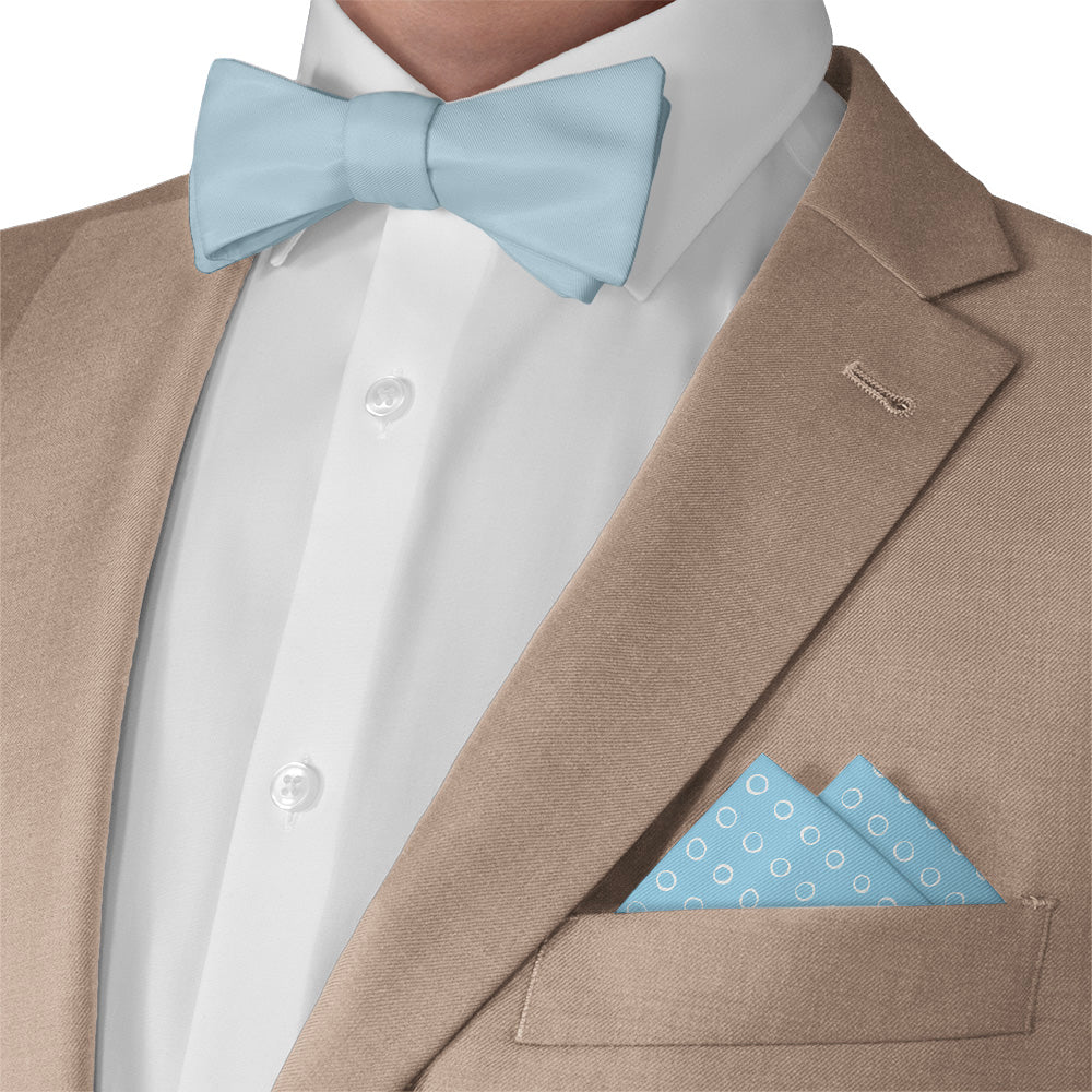 Mod Dots Pocket Square - Matching Bow Tie - Knotty Tie Co.