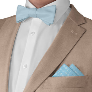 Mod Dots Pocket Square - Matching Bow Tie - Knotty Tie Co.