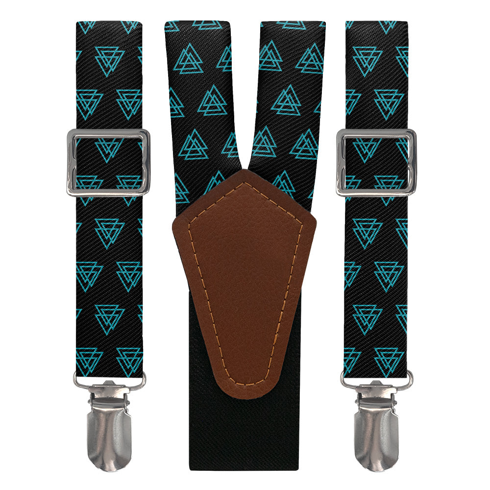 Mod Triangles Suspenders - Main View - Knotty Tie Co.