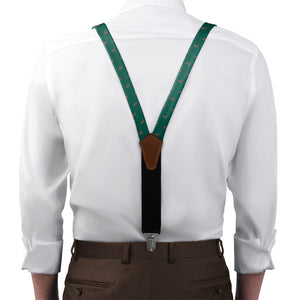 Moose Suspenders - On Model Front View - Knotty Tie Co.