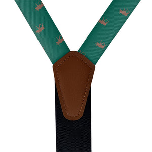 Moose Suspenders - Vegan Leather Y-Back - Knotty Tie Co.