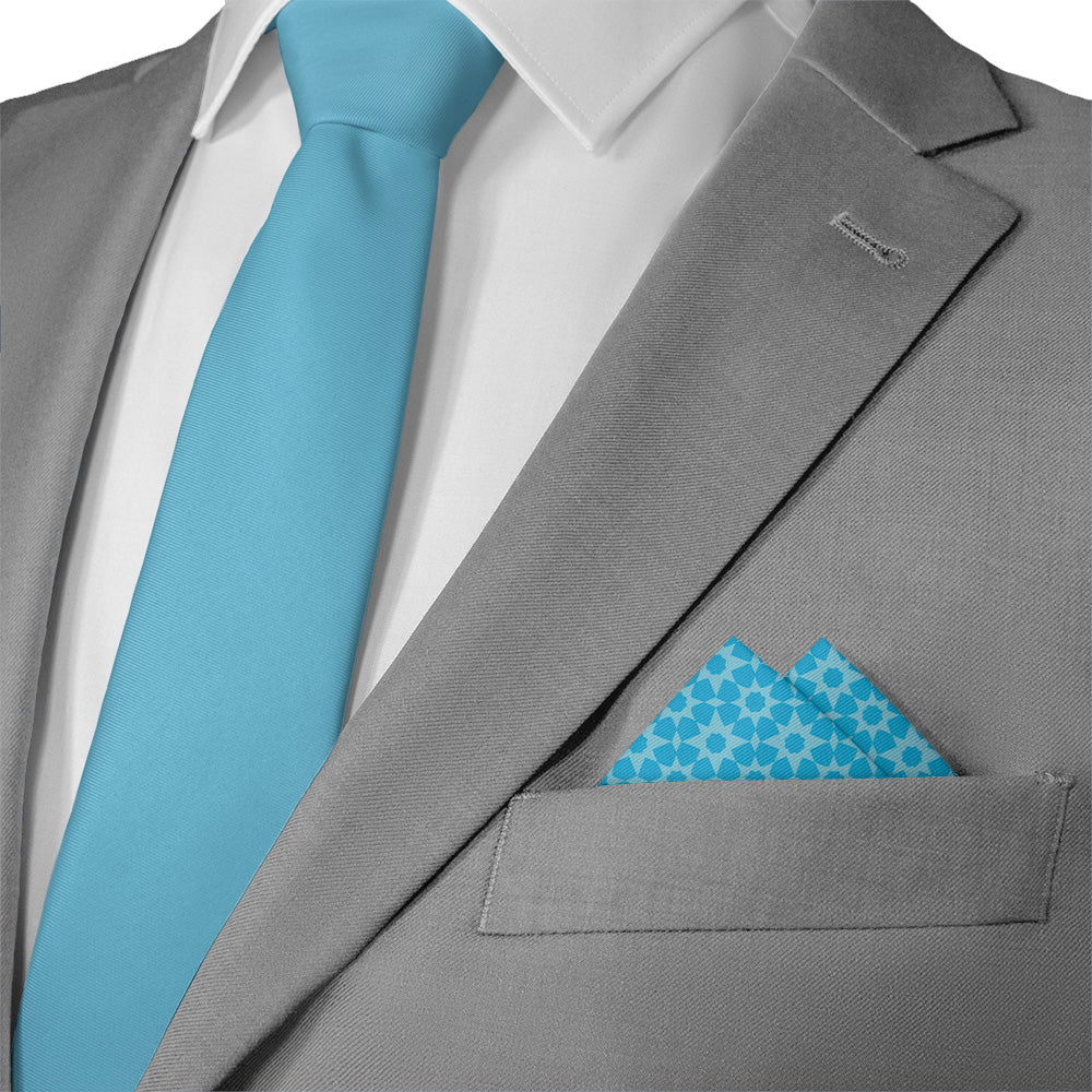 Mosaic Pocket Square - 12" Square - Knotty Tie Co.