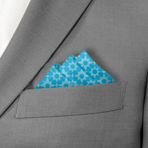 Mosaic Pocket Square - Stairs Fold - Knotty Tie Co.