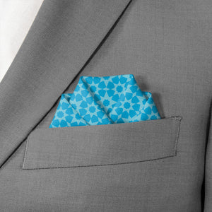 Mosaic Pocket Square - Scalloped Fold - Knotty Tie Co.