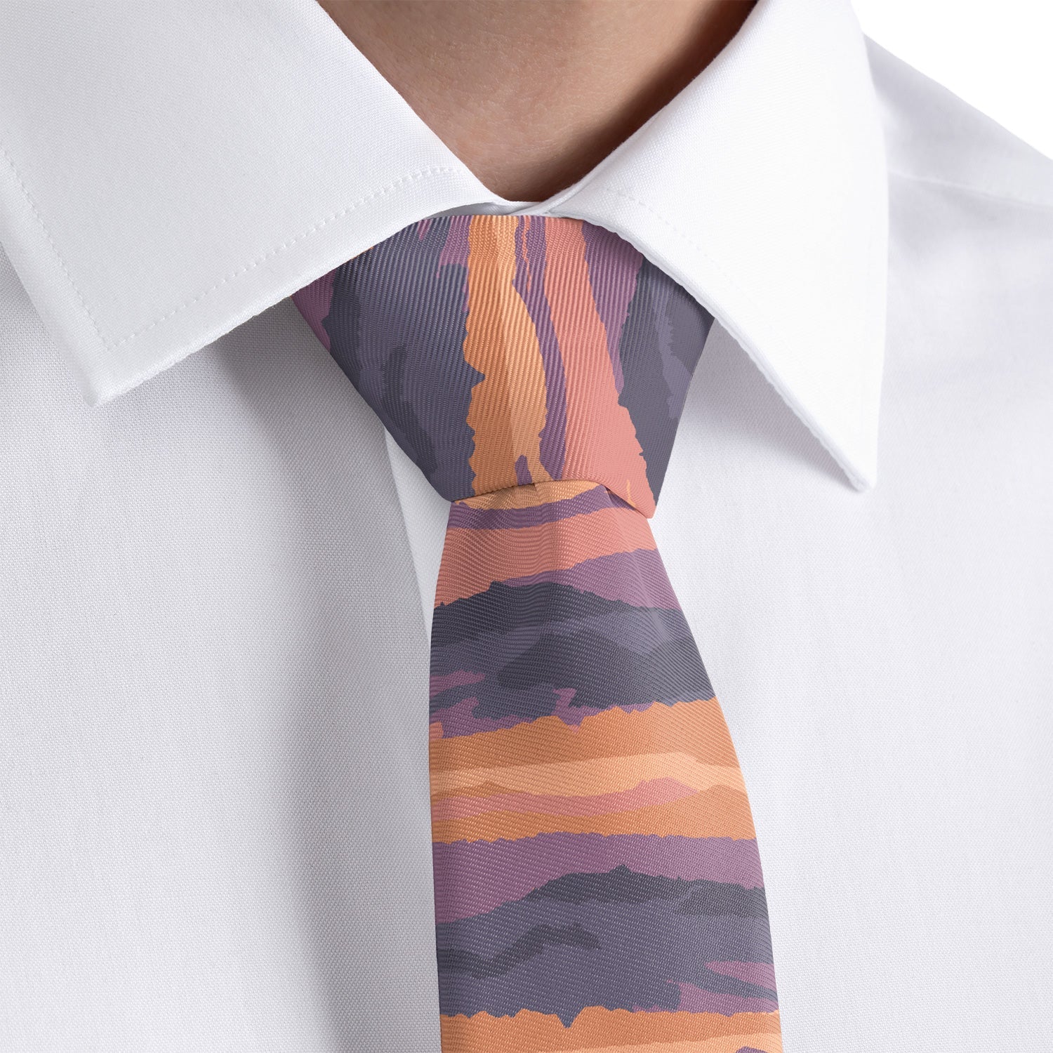 Mountain Sunset Necktie - Dress Shirt - Knotty Tie Co.