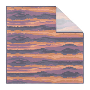 Mountain Sunset Pocket Square - Printed - Knotty Tie Co.