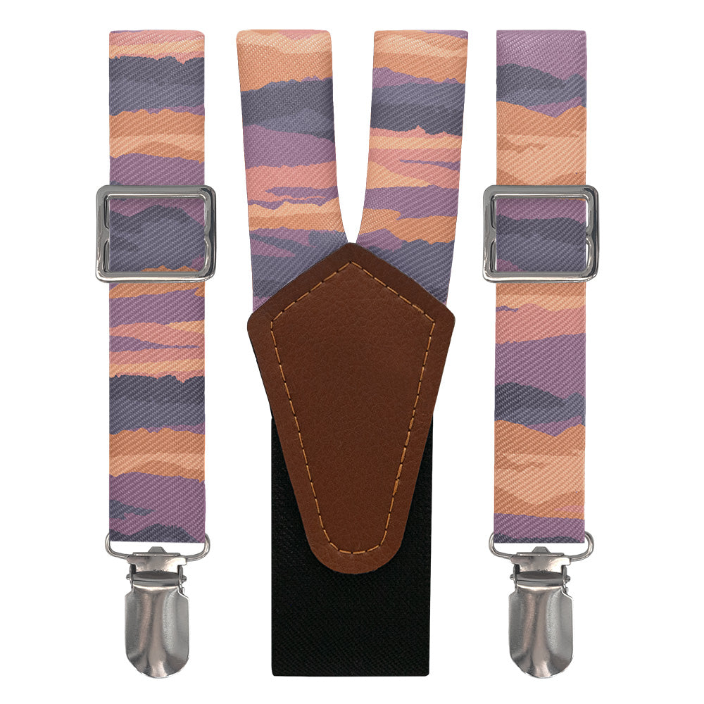 Mountain Sunset Suspenders - Main View - Knotty Tie Co.