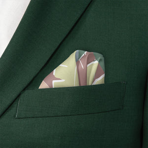 Musa Floral Pocket Square - Wave Fold - Knotty Tie Co.