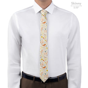 Mushrooms Necktie - Skinny - Knotty Tie Co.