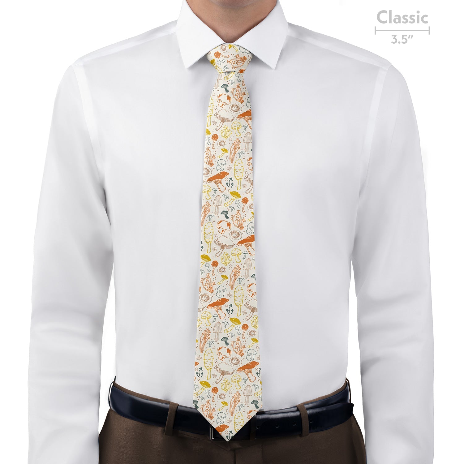 Mushrooms Necktie - Classic - Knotty Tie Co.