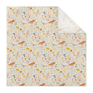 Mushrooms Pocket Square - Printed - Knotty Tie Co.