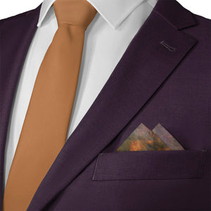 Mystic Mountain Pocket Square - Matching Necktie- Knotty Tie Co.