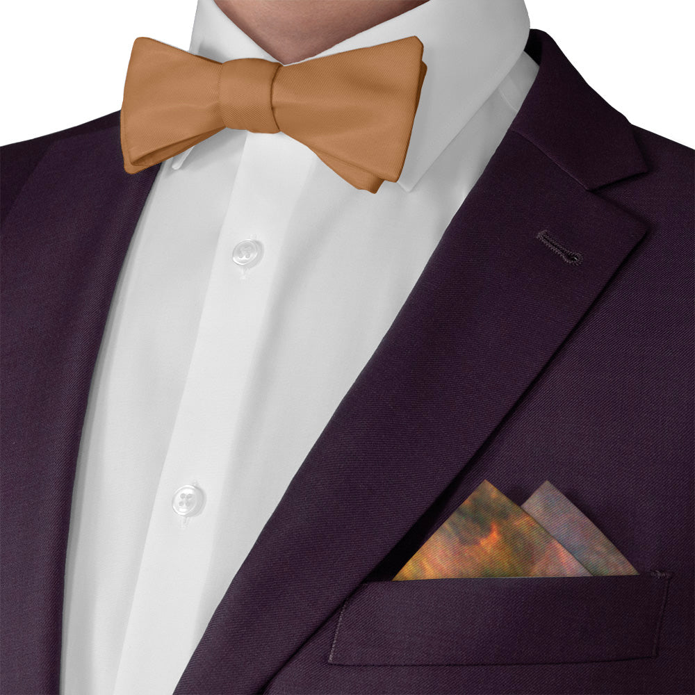 Mystic Mountain Pocket Square - Matching Bow Tie - Knotty Tie Co.