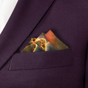 Mystic Mountain Pocket Square - Stairs Fold - Knotty Tie Co.