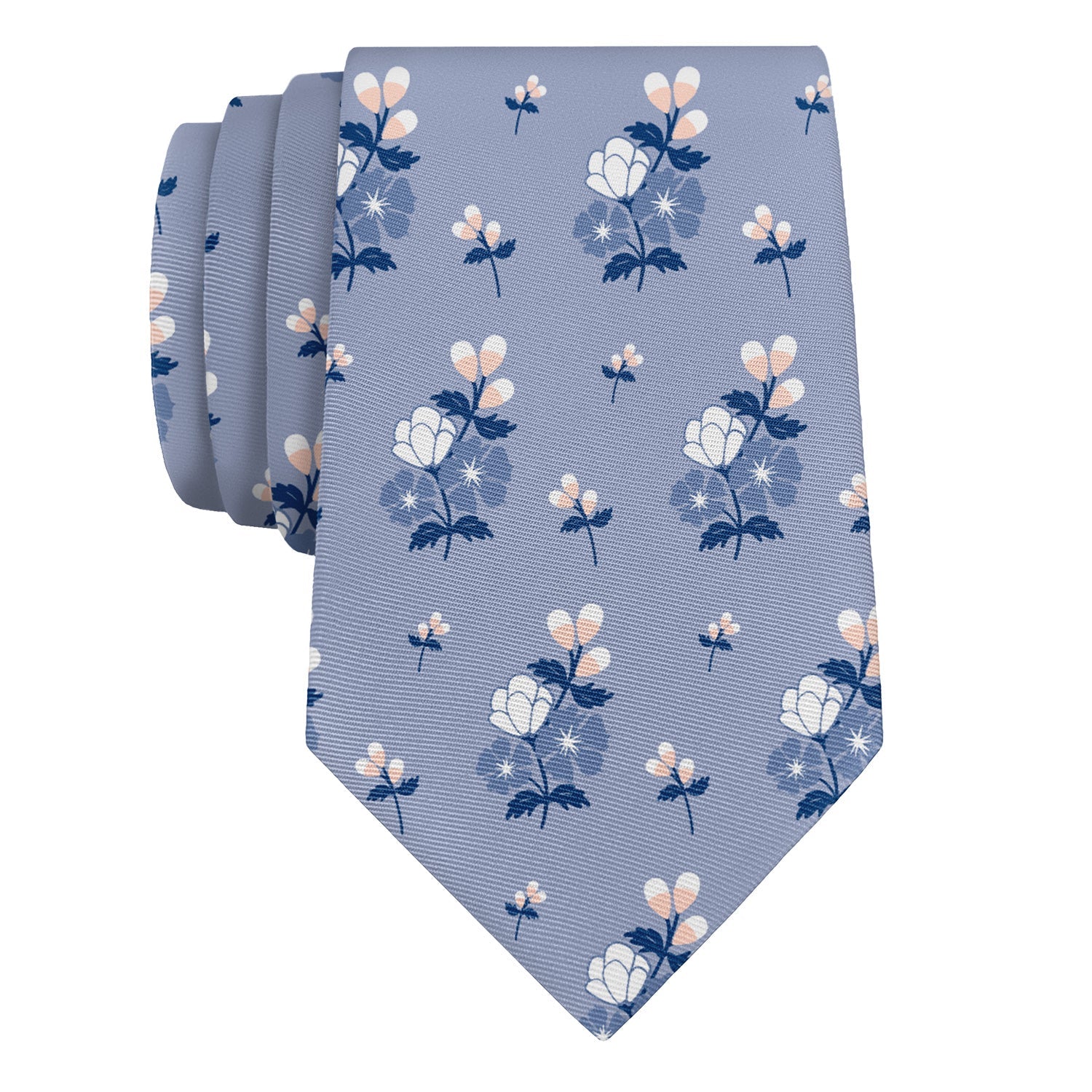 Nani Floral Necktie - Rolled - Knotty Tie Co.