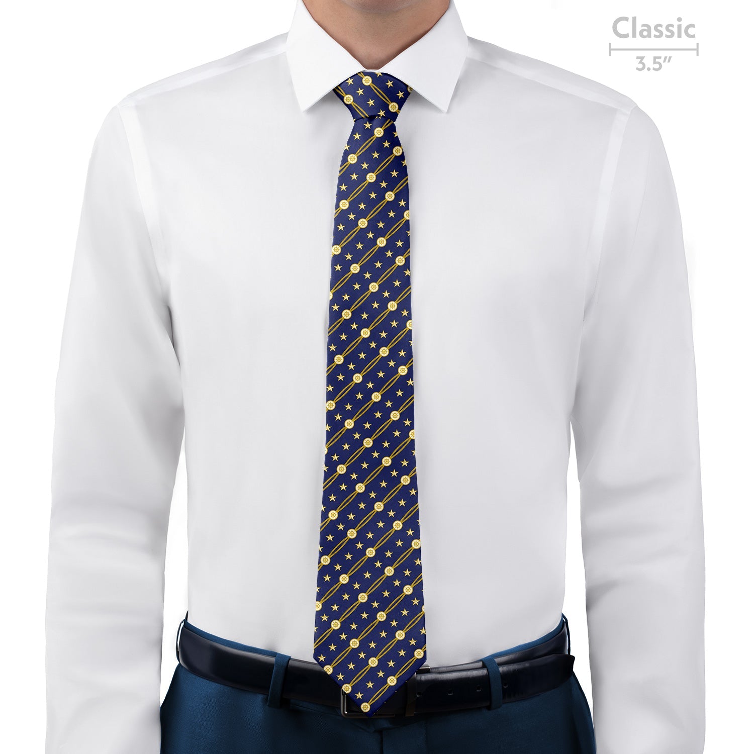 Nautical Stripe Necktie - Classic - Knotty Tie Co.