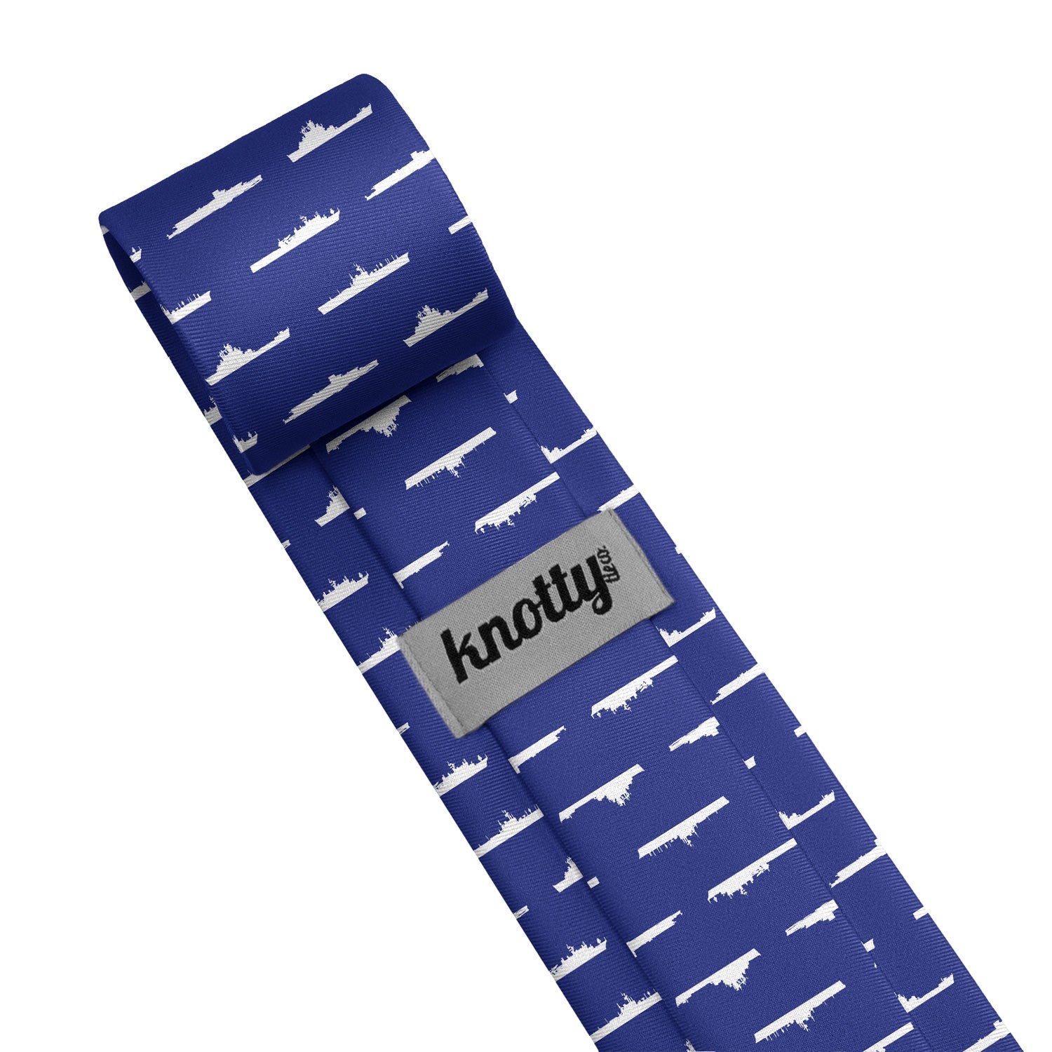 Naval Ships Necktie - Tag - Knotty Tie Co.