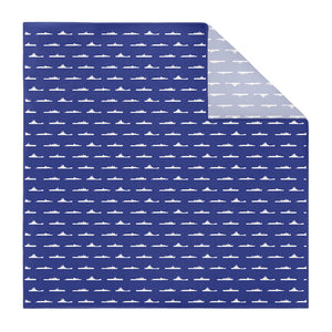 Naval Ships Pocket Square - Printed - Knotty Tie Co.