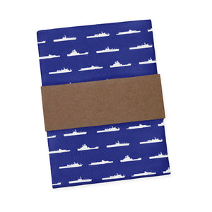 Naval Ships Pocket Square - Packaging - Knotty Tie Co.