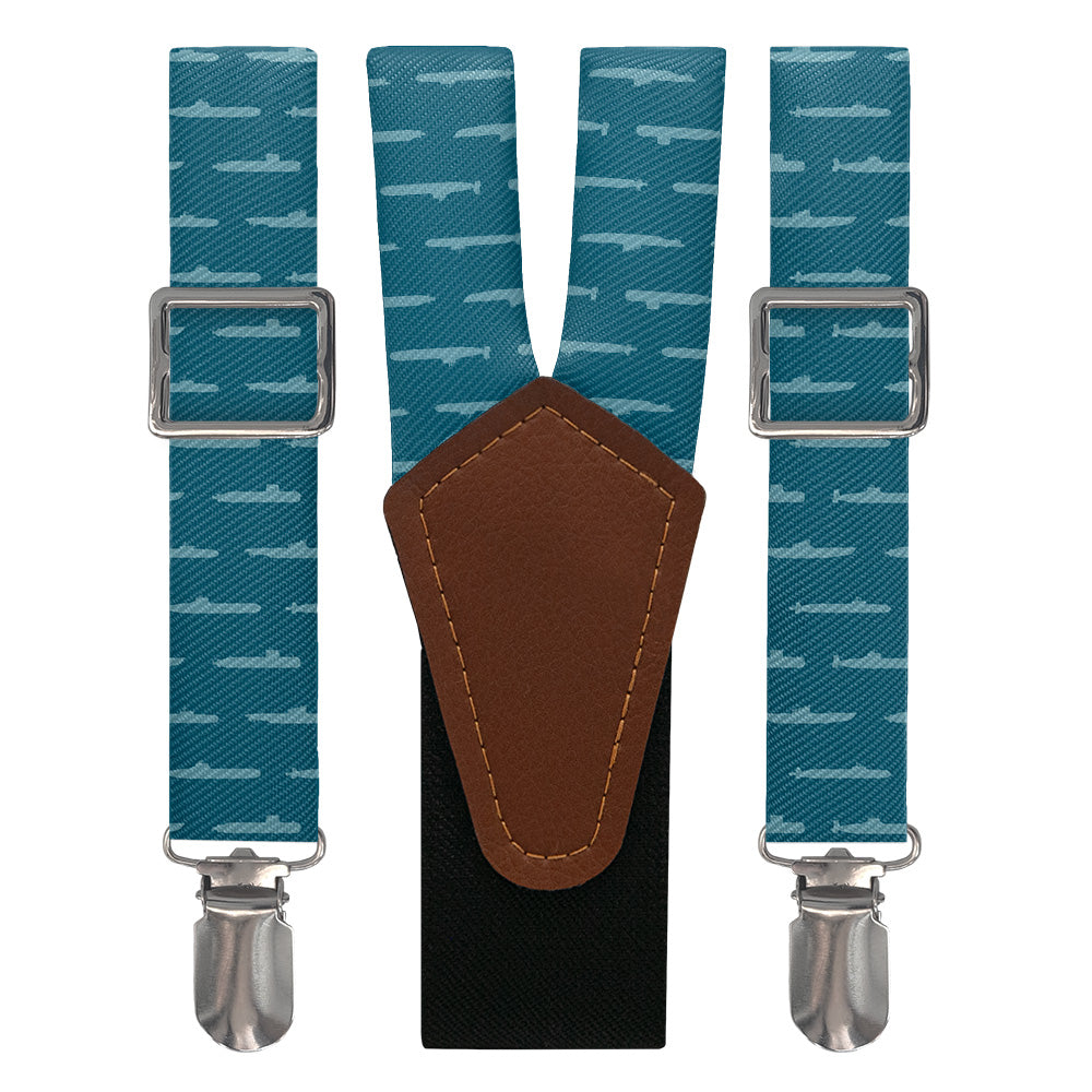 Naval Subs Suspenders - Main View - Knotty Tie Co.