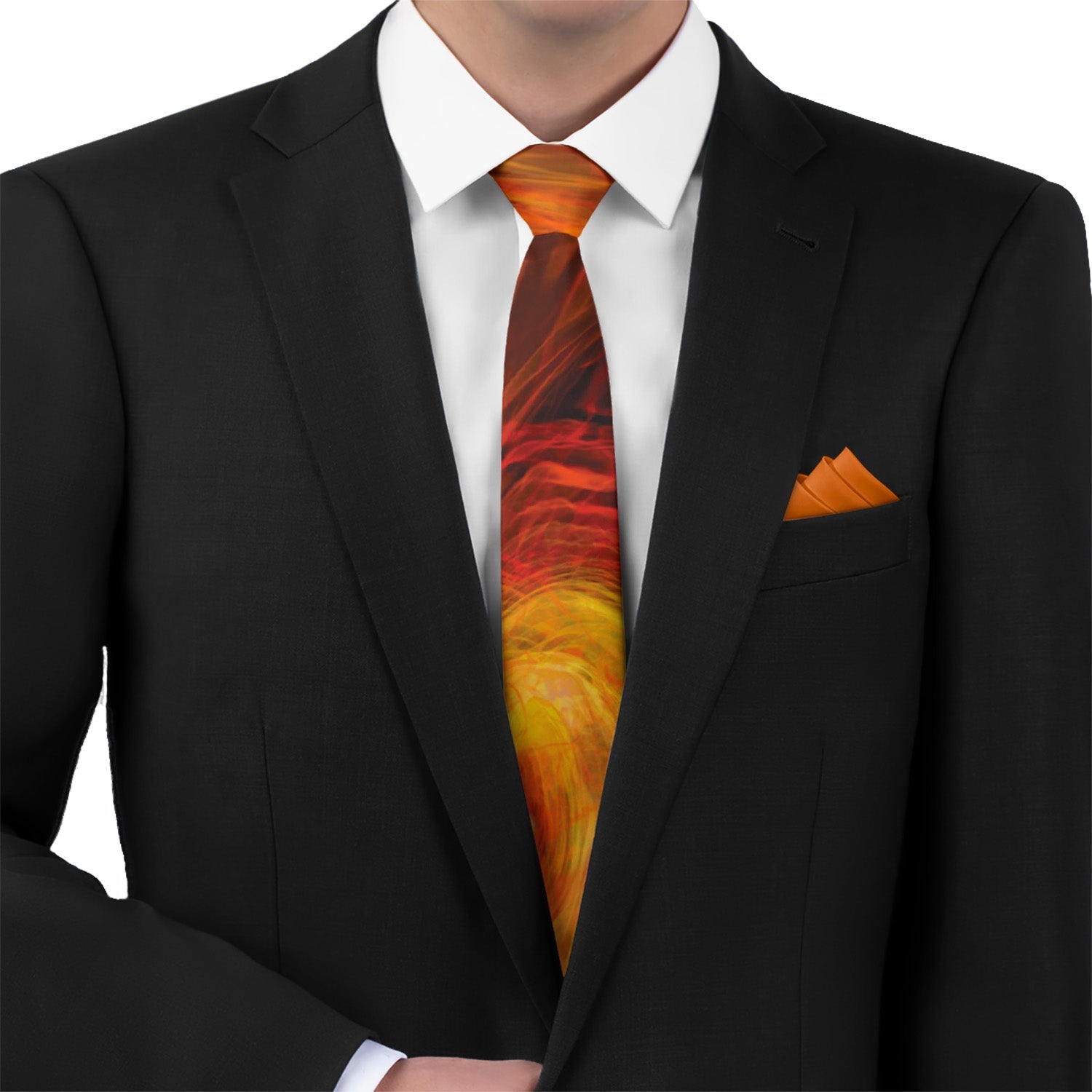 Neutron Necktie - Matching Pocket Square - Knotty Tie Co.