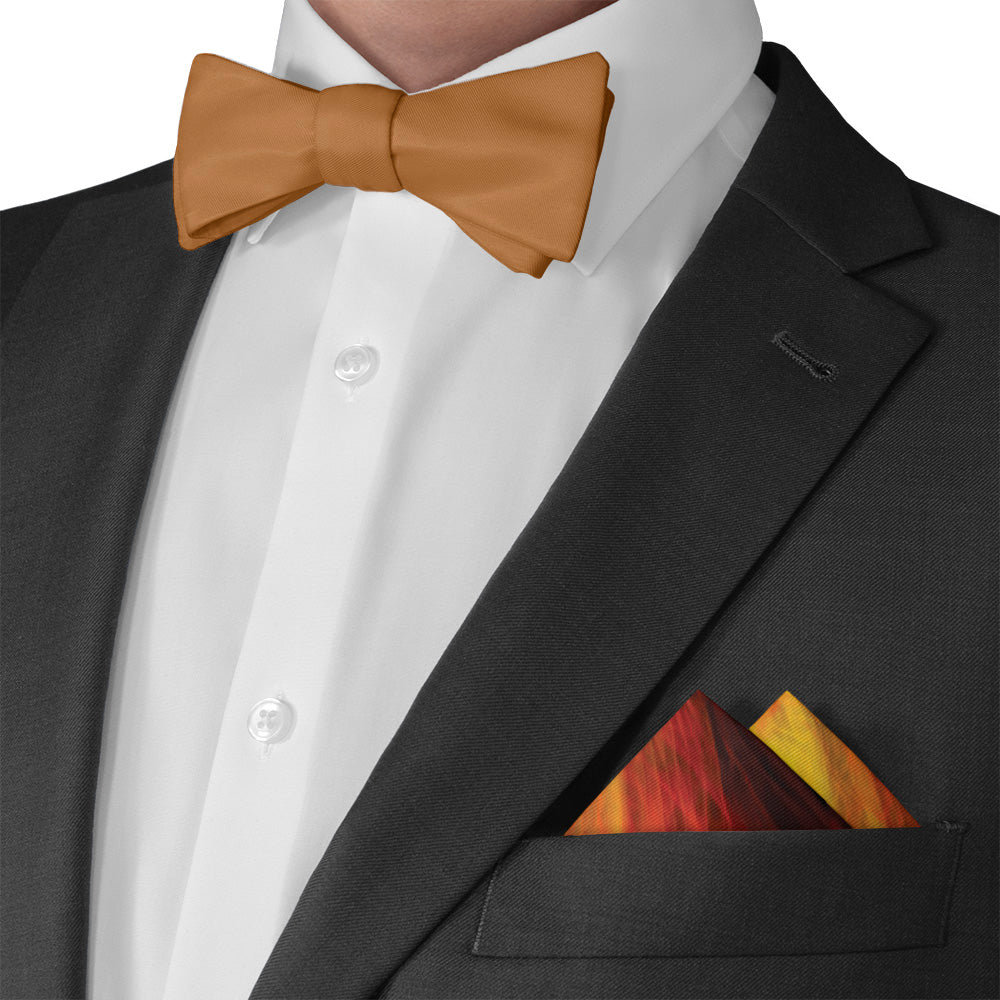 Neutron Pocket Square - Matching Bow Tie - Knotty Tie Co.