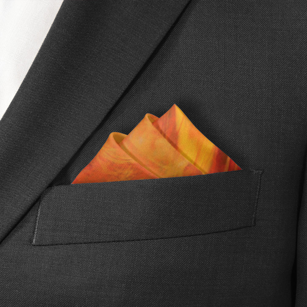 Neutron Pocket Square - Stairs Fold - Knotty Tie Co.