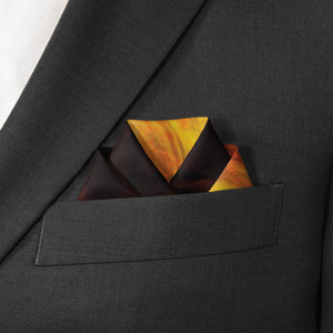 Neutron Pocket Square - Scalloped Fold - Knotty Tie Co.