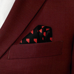 Nevada State Outline Pocket Square - Wave Fold - Knotty Tie Co.