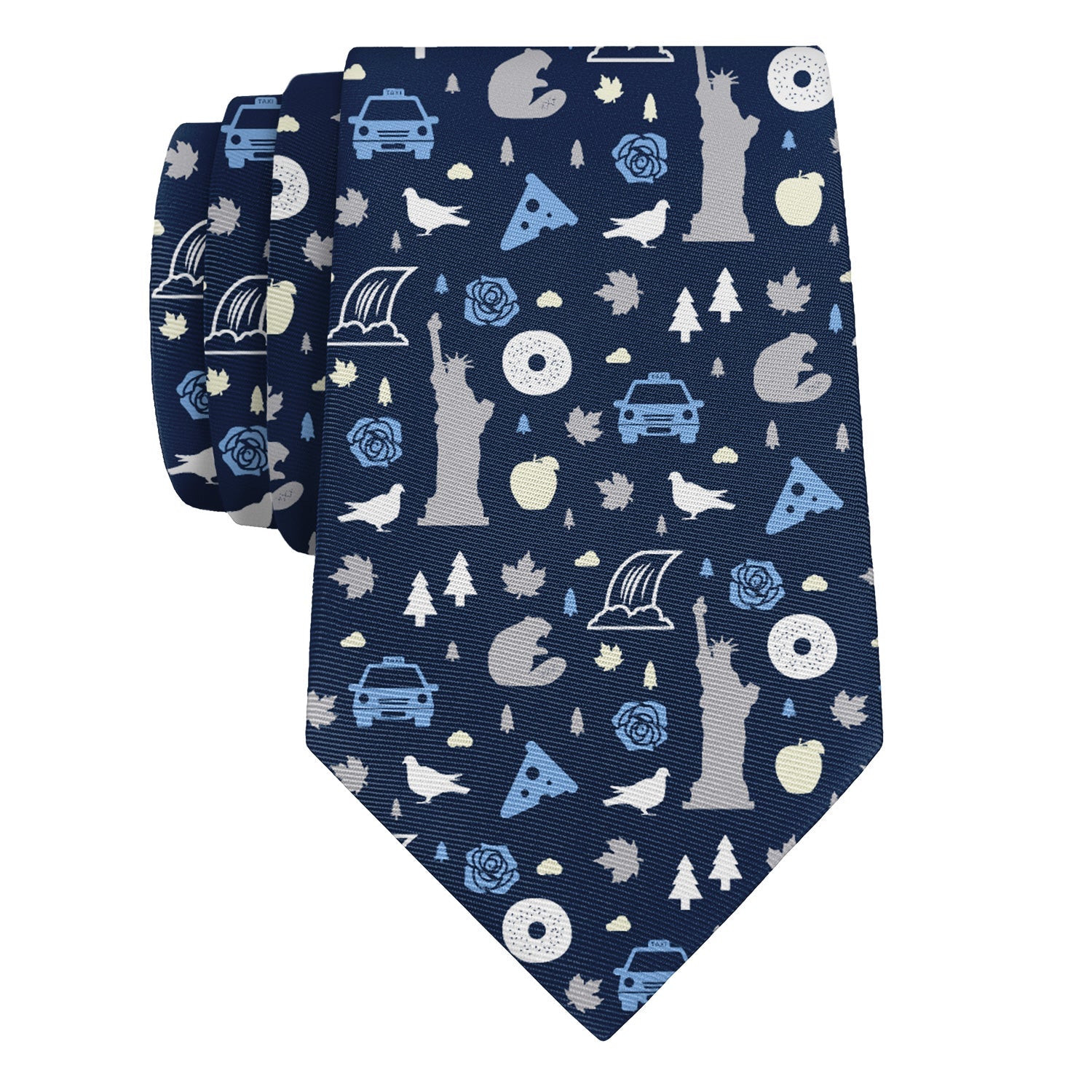 New York State Heritage Necktie - Rolled - Knotty Tie Co.