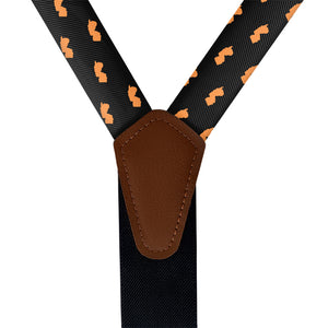 New Jersey State Outline Suspenders - Vegan Leather Y-Back - Knotty Tie Co.