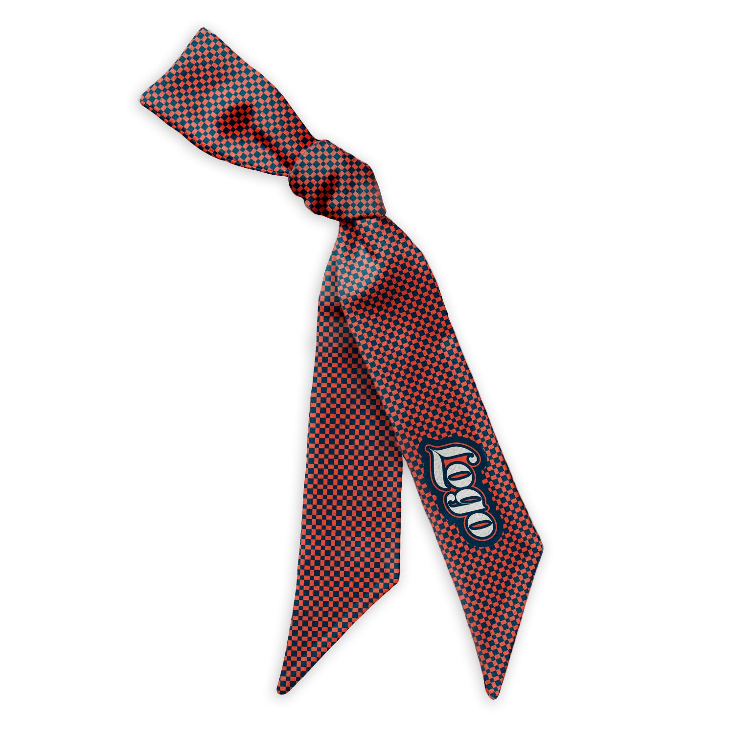 Norman 4 Hair Flat Lay Logo Scarf - Knotty Tie Co.