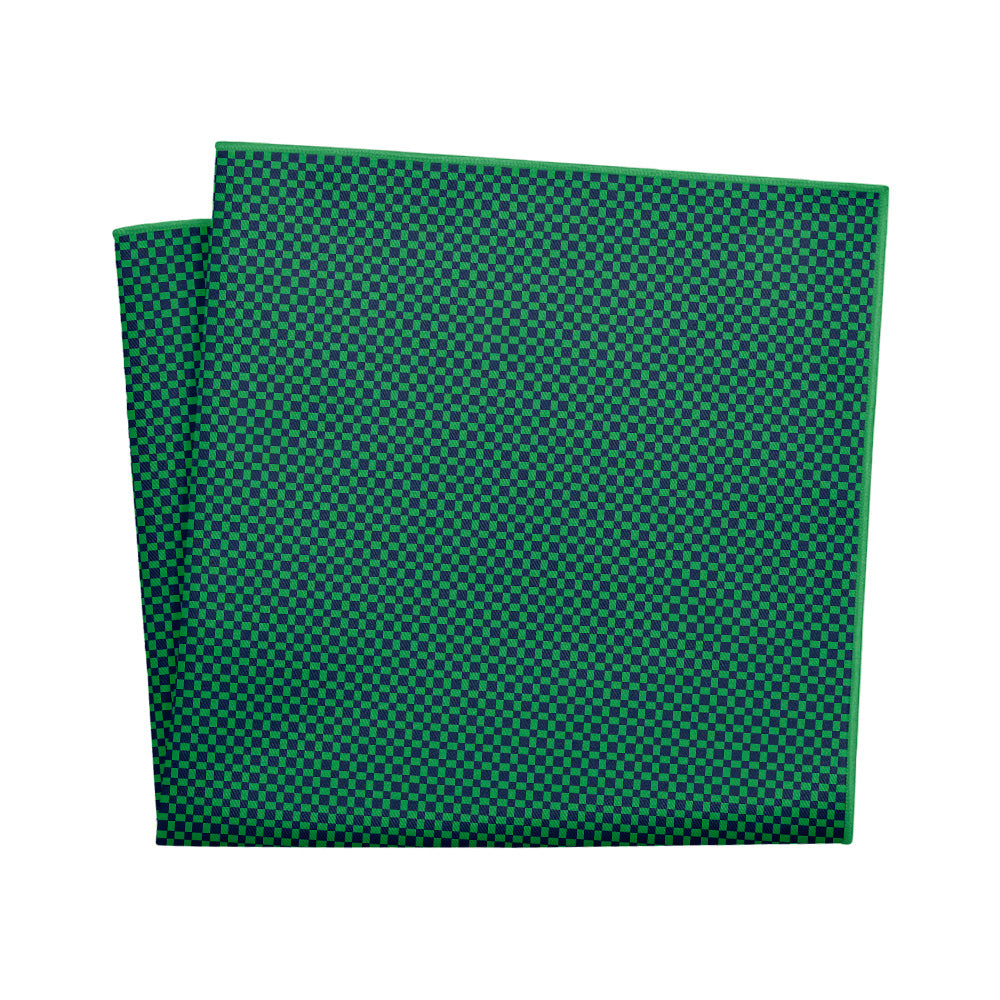 Norman Geo Pocket Square - 12" Square - Knotty Tie Co.