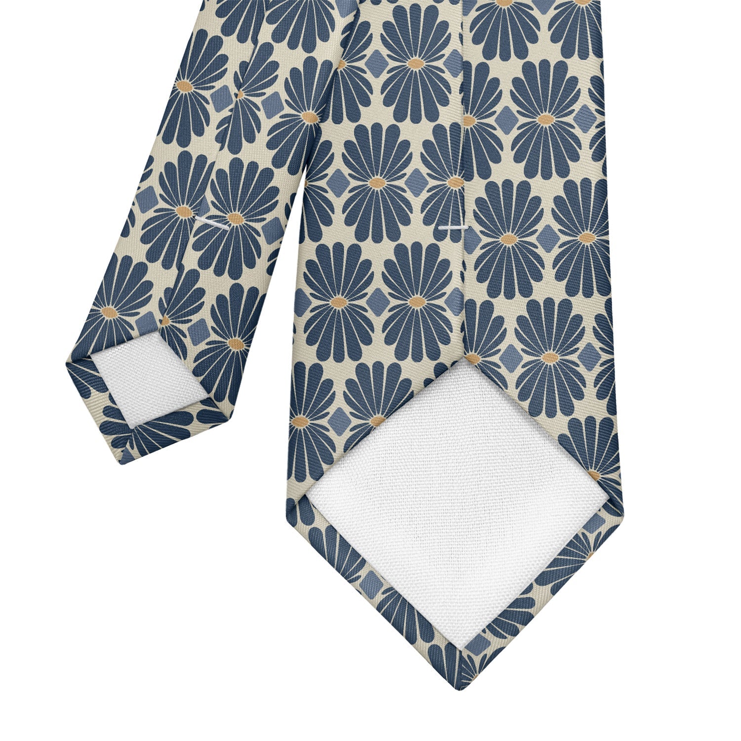 Nouveau Floral Necktie - Tipping - Knotty Tie Co.