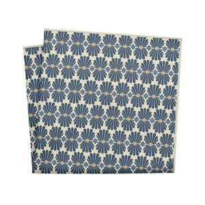 Nouveau Floral Pocket Square - 12" Square - Knotty Tie Co.