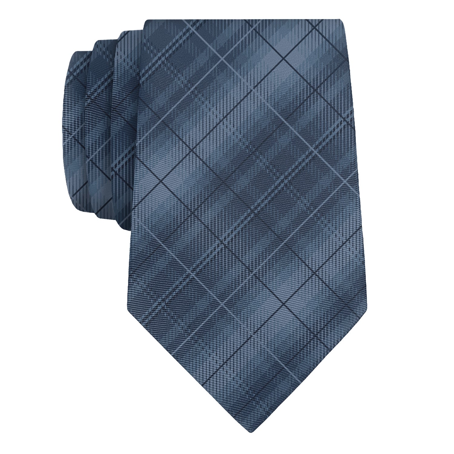 O'Malley Plaid Necktie - Rolled - Knotty Tie Co.