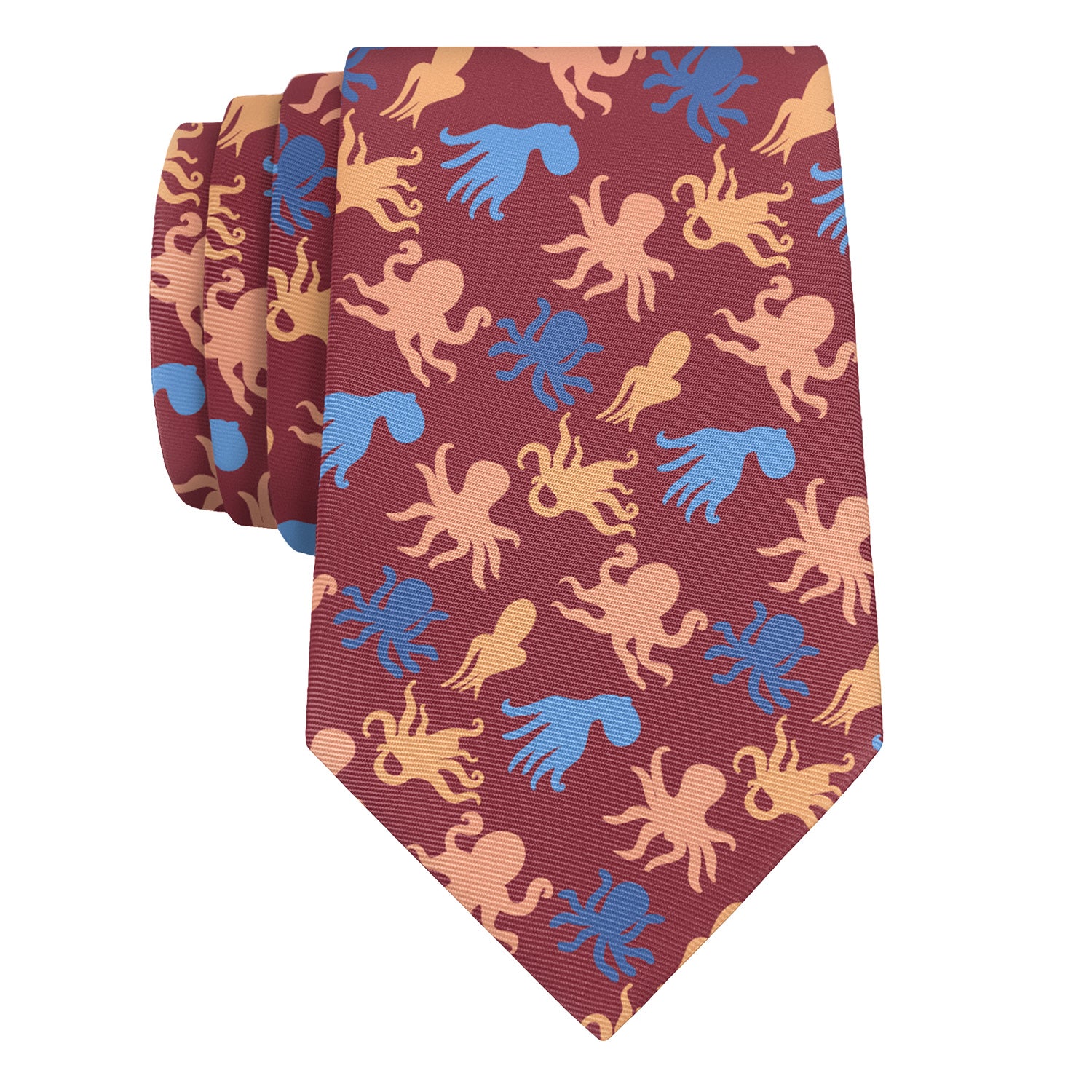 Octopus Necktie - Rolled - Knotty Tie Co.