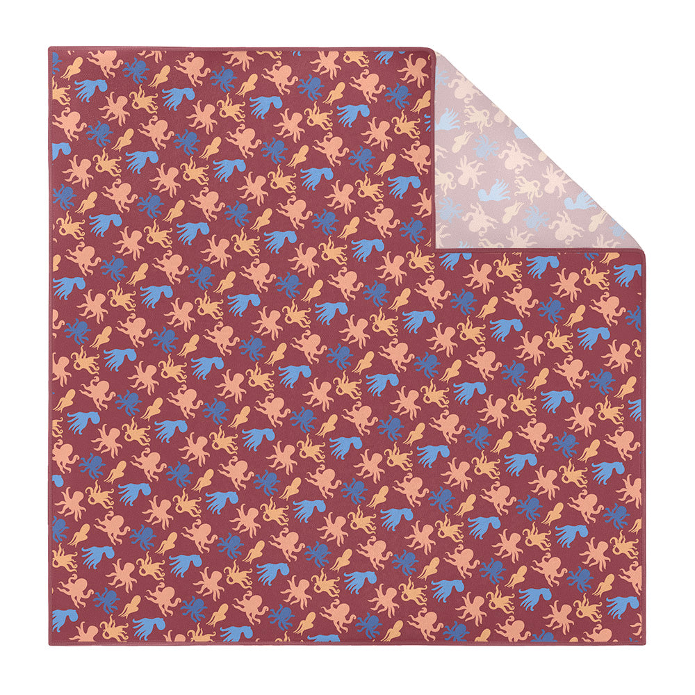 Octopus Pocket Square - Printed - Knotty Tie Co.