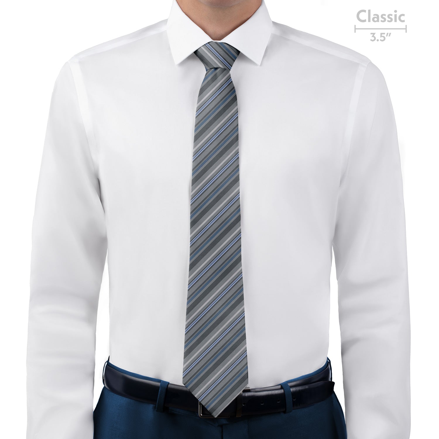 Ogden Stripe Necktie - Classic 3.5" -  - Knotty Tie Co.