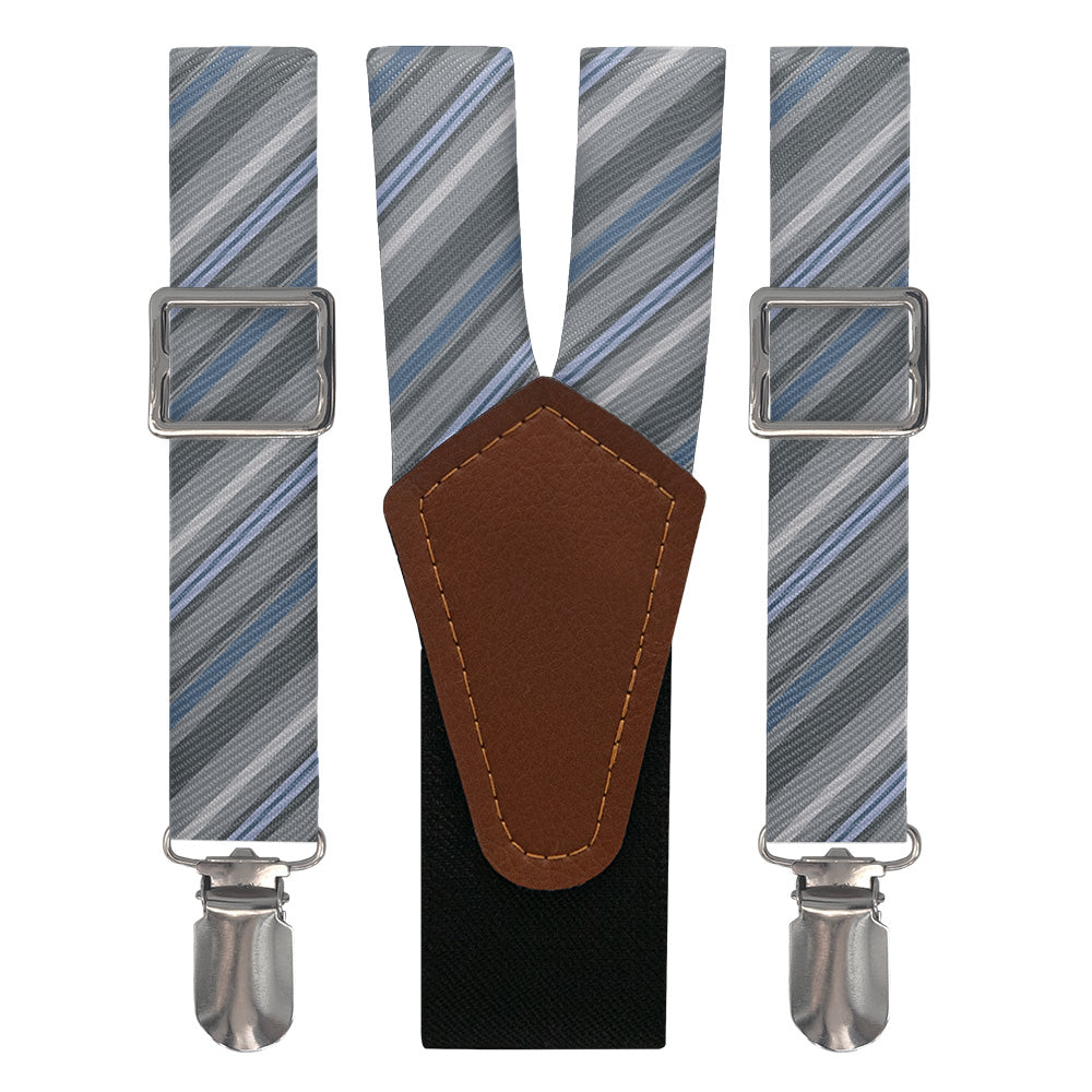 Ogden Stripe Suspenders - Main View - Knotty Tie Co.