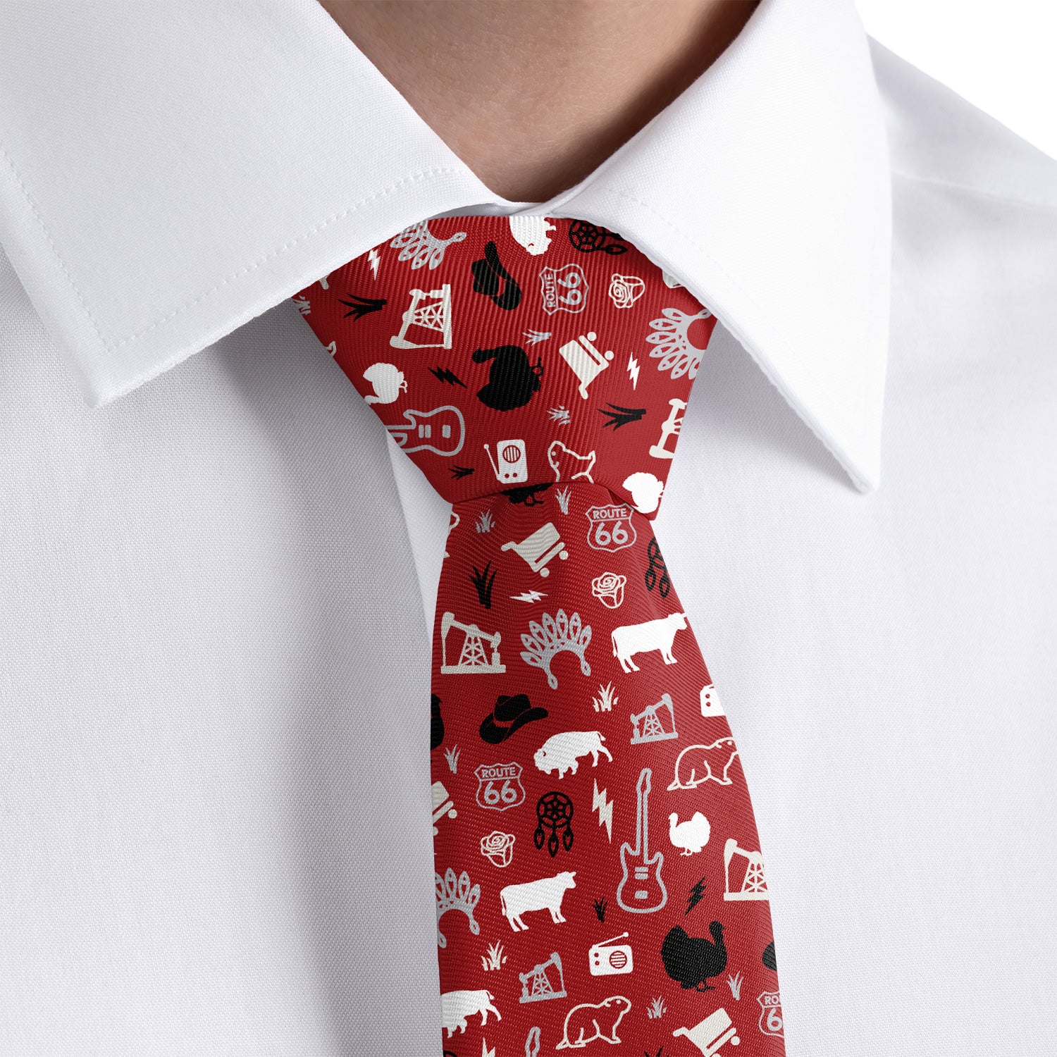 Oklahoma State Heritage Necktie -  -  - Knotty Tie Co.