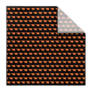 Oklahoma State Outline Pocket Square - Printed - Knotty Tie Co.