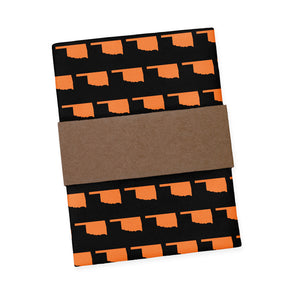 Oklahoma State Outline Pocket Square - Packaging - Knotty Tie Co.