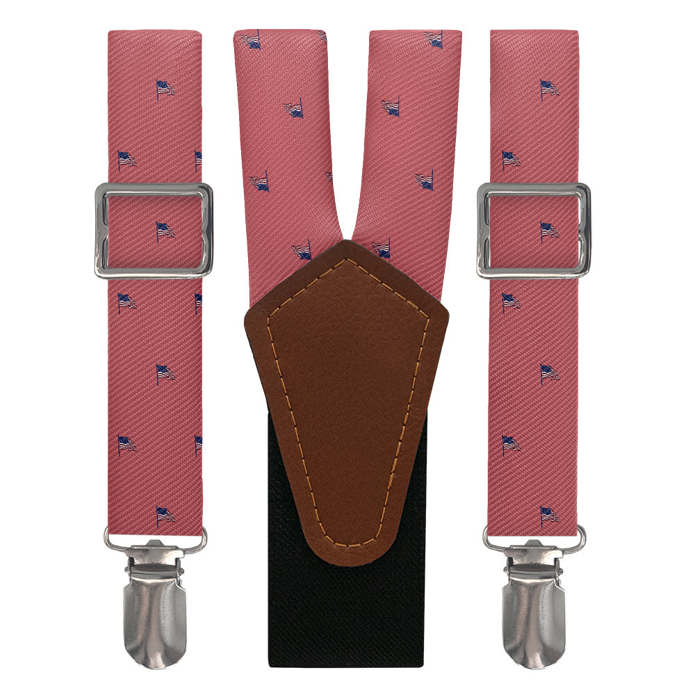 Old Glory Suspenders - Main View - Knotty Tie Co.