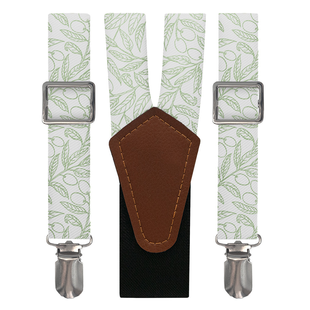 Olive Branch Suspenders - Main View - Knotty Tie Co.