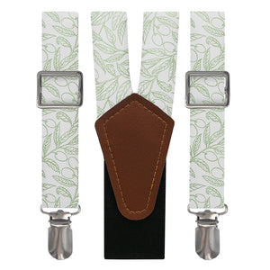 Olive Branch Suspenders - Main View - Knotty Tie Co.