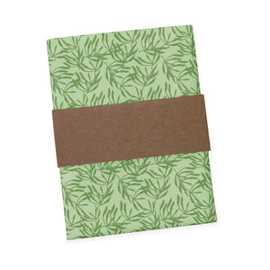 Olive Leaf Floral Pocket Square - Packaging - Knotty Tie Co.