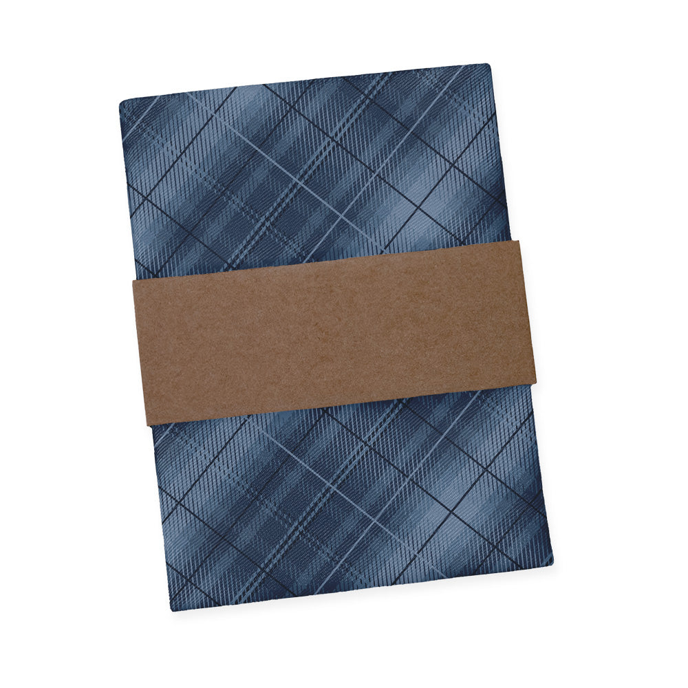 O'Malley Plaid Pocket Square - Packaging - Knotty Tie Co.