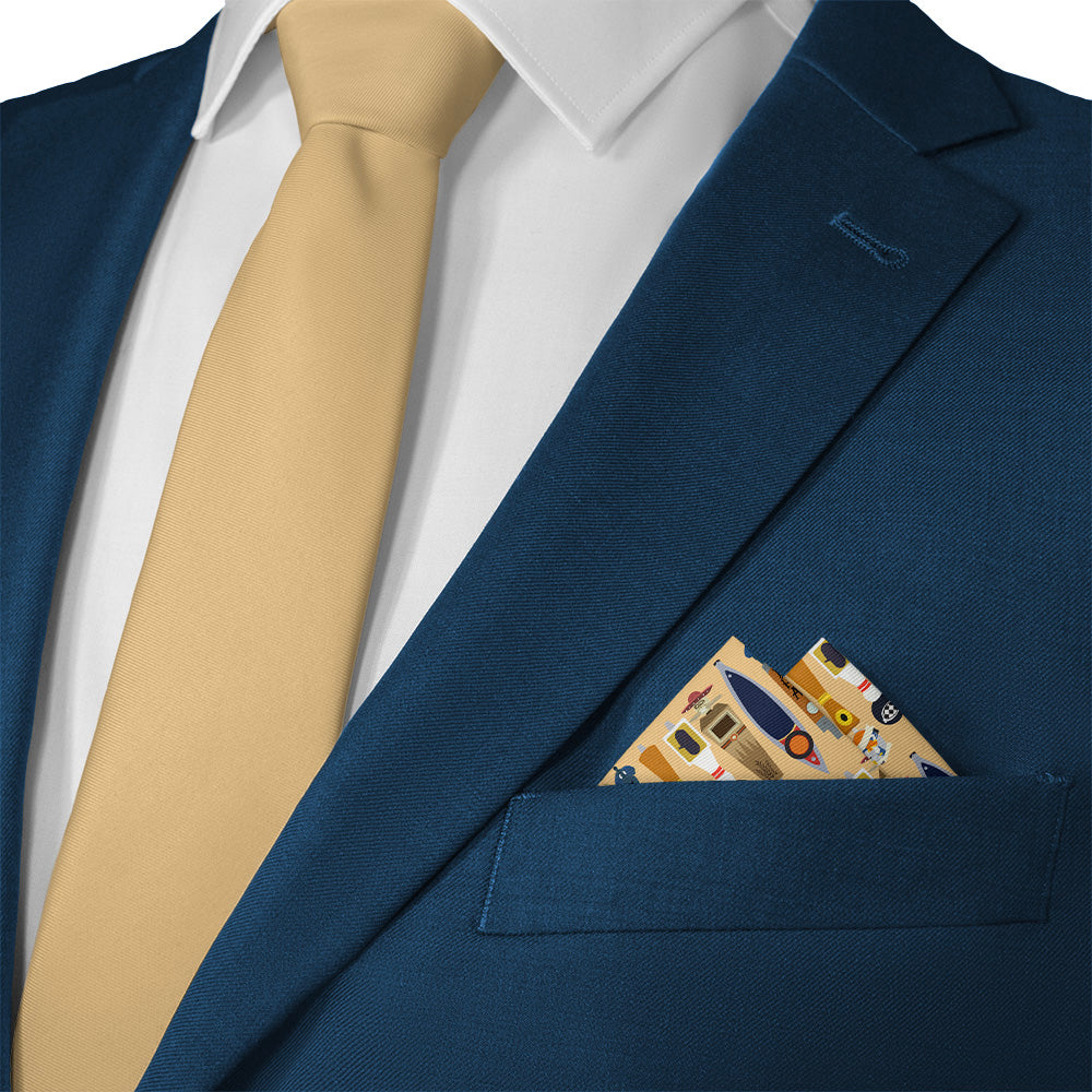 On Tap Beer Pocket Square - 12" Square - Knotty Tie Co.