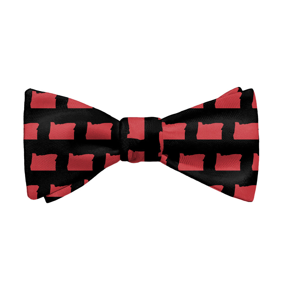 Oregon State Outline Bow Tie - Adult Extra-Long Self-Tie 18-21" - Knotty Tie Co.